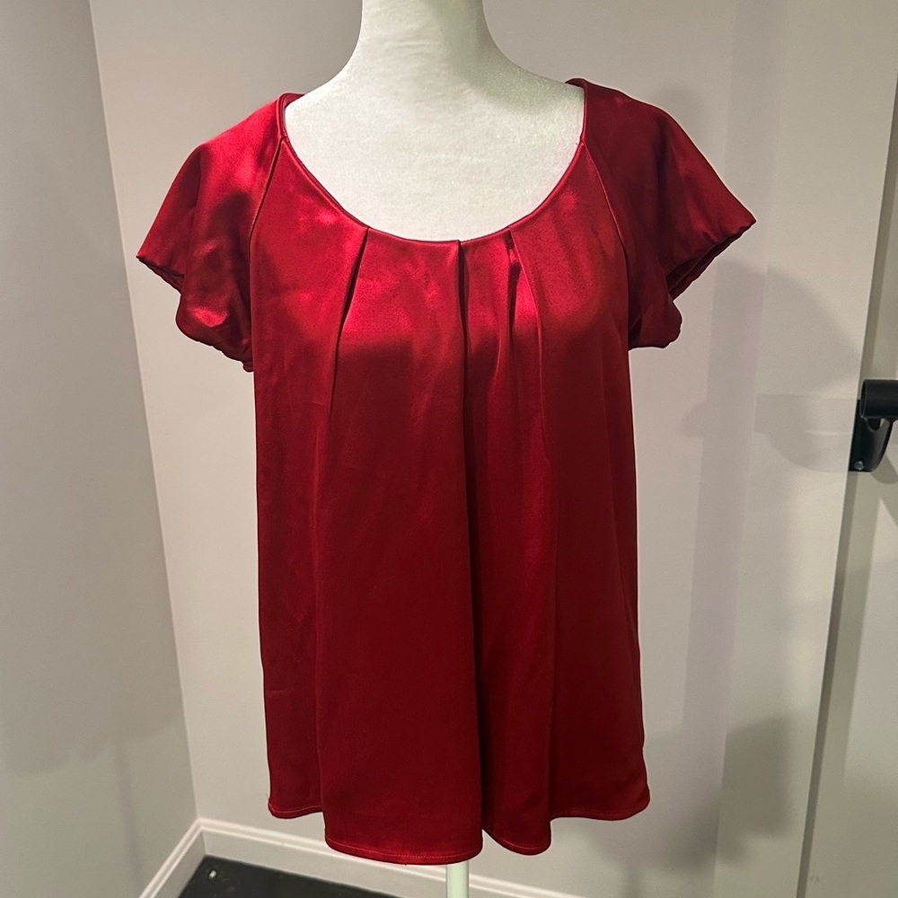 Theory Red Women's Blouse